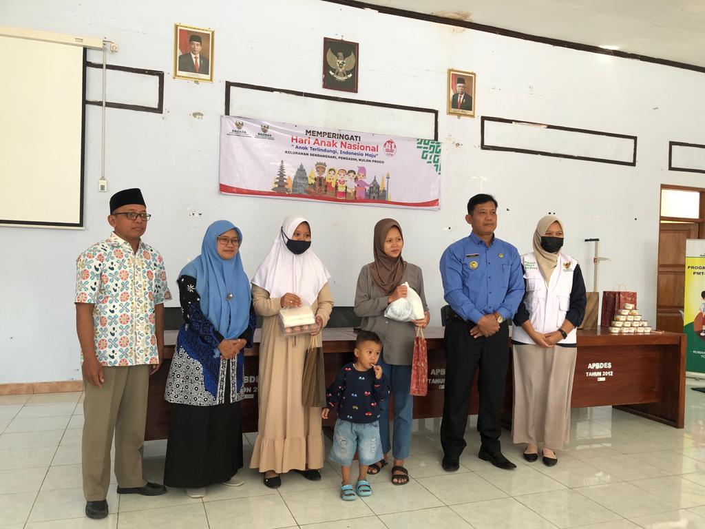 BAZNAS DIY Salurkan Bantuan PMT ke Balita Stunting dan Bumil Risti di Kalurahan Sendangsari